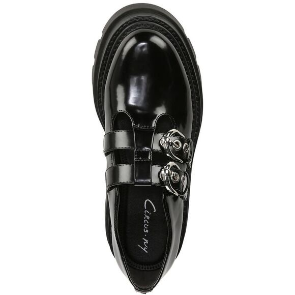 Circus by Sam Edelman Womens Bryce Black Patent Oxford Mary Janes Shoes NWT - Picture 3 of 3